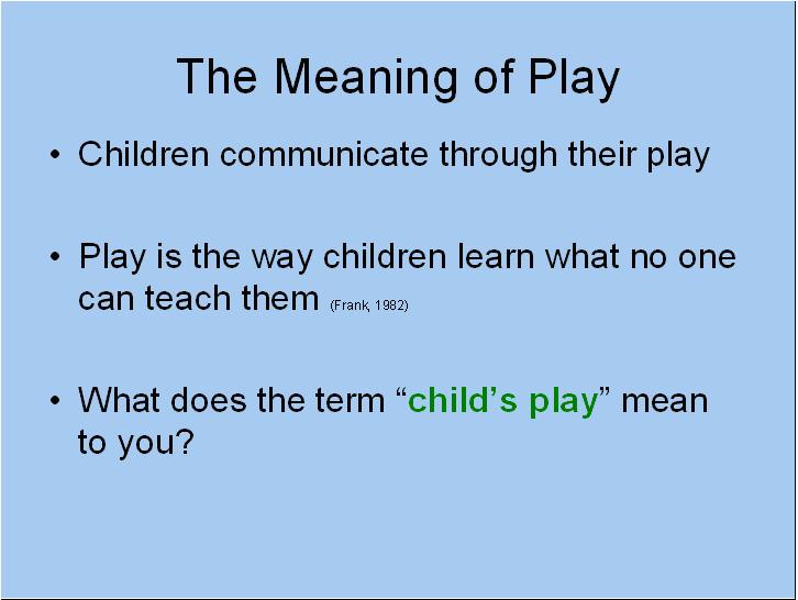 Meaning of Play Therapy CEUs